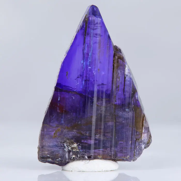 41.25ct Deep Violet Tanzanite Crystal 41.25ct Deep Violet Tanzanite Crystal. Natural tanzanite crystal from Merelani Hills, photo 1 of 6