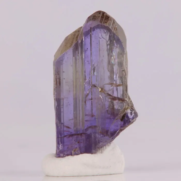 17.2ct Gemmy Unheated Tanzanite Crystal 17.2ct Gemmy Unheated Tanzanite Crystal. Natural tanzanite crystal from Merelani Hills, Tanzania, photo 1 of 4