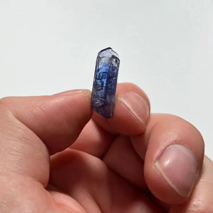 14.8ct Tanzanite Mineral Crystal From Tanzania 14.8ct Tanzanite Mineral Crystal From Tanzania. Natural tanzanite crystal from Merelani Hills, Tanzania, photo 2 of 4