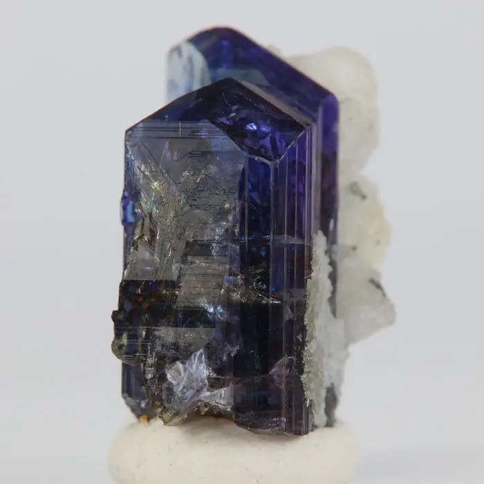 19.4ct Beautiful Deep Color Unheated Tanzanite Crystal 19.4ct Beautiful Deep Color Unheated Tanzanite Crystal. Natural tanzanite crystal from Merelani Hills, photo 4 of 4