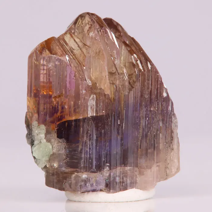 25.5ct Fancy Color Tanzanite Crystal 25.5ct Fancy Color Tanzanite Crystal. Natural tanzanite crystal from Merelani Hills, Tanzania, photo 3 of 5