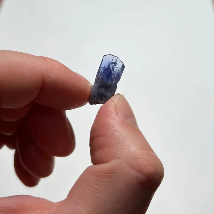 10.3ct Tanzanite Crystal 10.3ct Tanzanite Crystal. Natural tanzanite crystal from Merelani Hills, Tanzania, photo 2 of 4