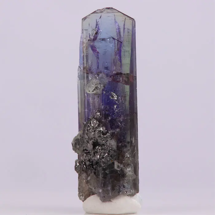 39.21ct Tall Unheated Raw Tanzanite Crystal 39.21ct Tall Unheated Raw Tanzanite Crystal. Natural tanzanite crystal from Merelani Hills, Tanzania, photo 5 of 5