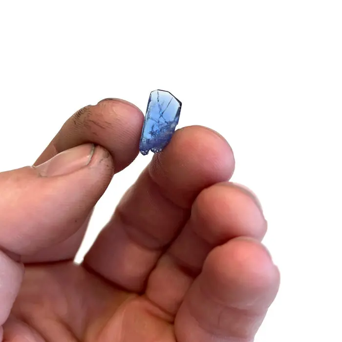 4.82ct Healed Tanzanite Crystal 4.82ct Healed Tanzanite Crystal. Natural tanzanite crystal from Merelani Hills, photo 2 of 4