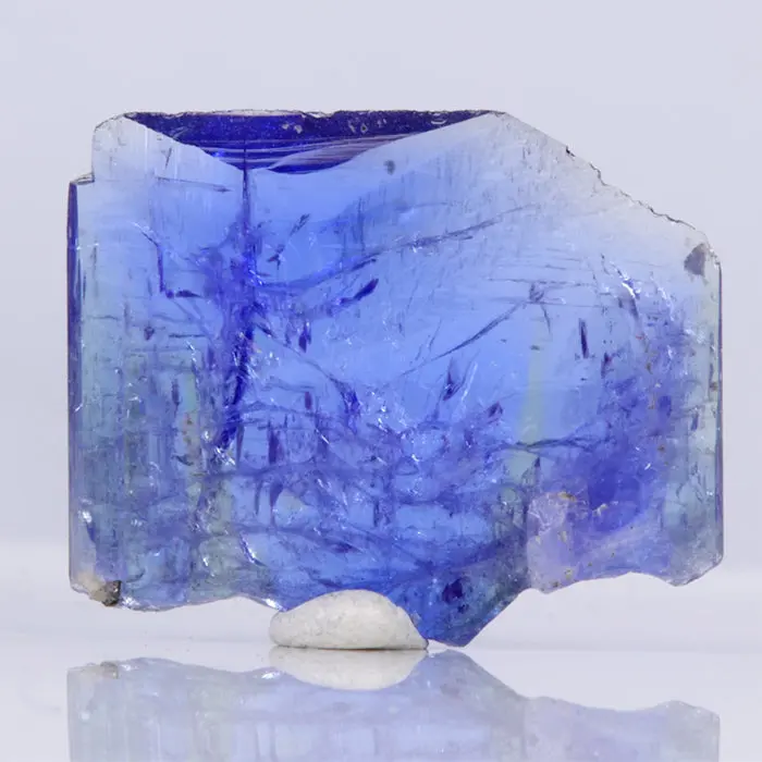 34.37ct Tabular Tanzanite Crystal 34.37ct Tabular Tanzanite Crystal. Natural tanzanite crystal from Merelani Hills, photo 1 of 5