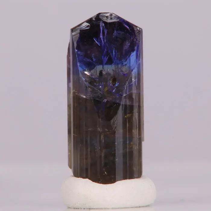 10.93ct Gemmy Deep Color Tanzanite Crystal 10.93ct Gemmy Deep Color Tanzanite Crystal. Natural tanzanite crystal from Merelani Hills, Tanzania, photo 3 of 4