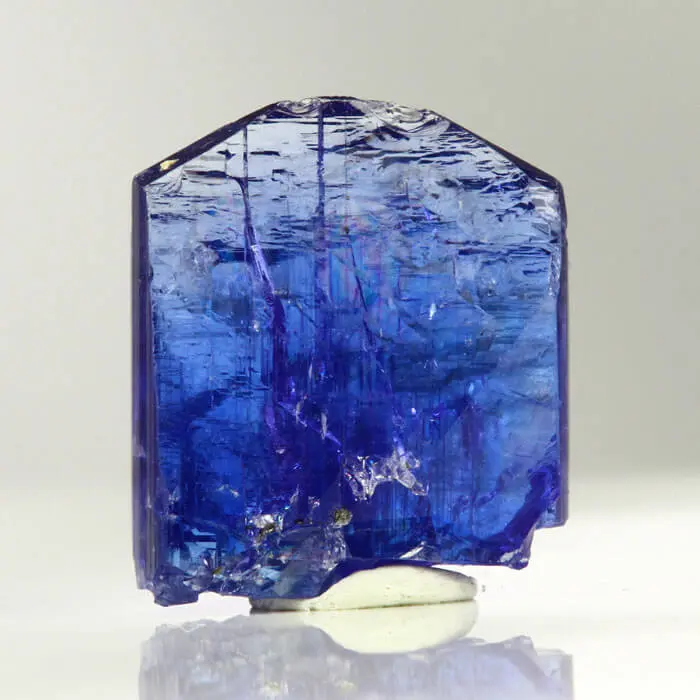 19.31 Tabular Tanzanite Crystal 19.31 Tabular Tanzanite Crystal. Natural tanzanite crystal from Merelani Hills, Tanzania, photo 1 of 8