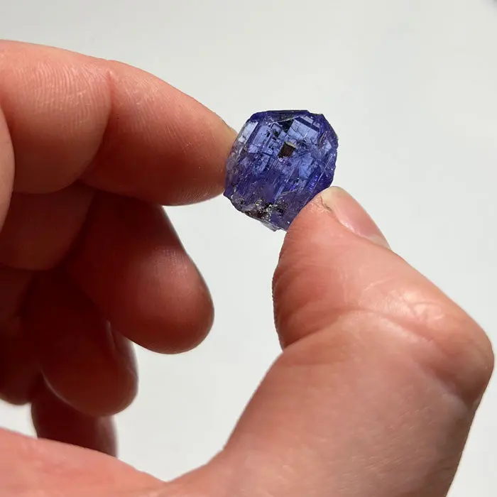 22.2ct Tanzanite Crystal 22.2ct Tanzanite Crystal. Natural tanzanite crystal from Merelani Hills, Tanzania, photo 2 of 3