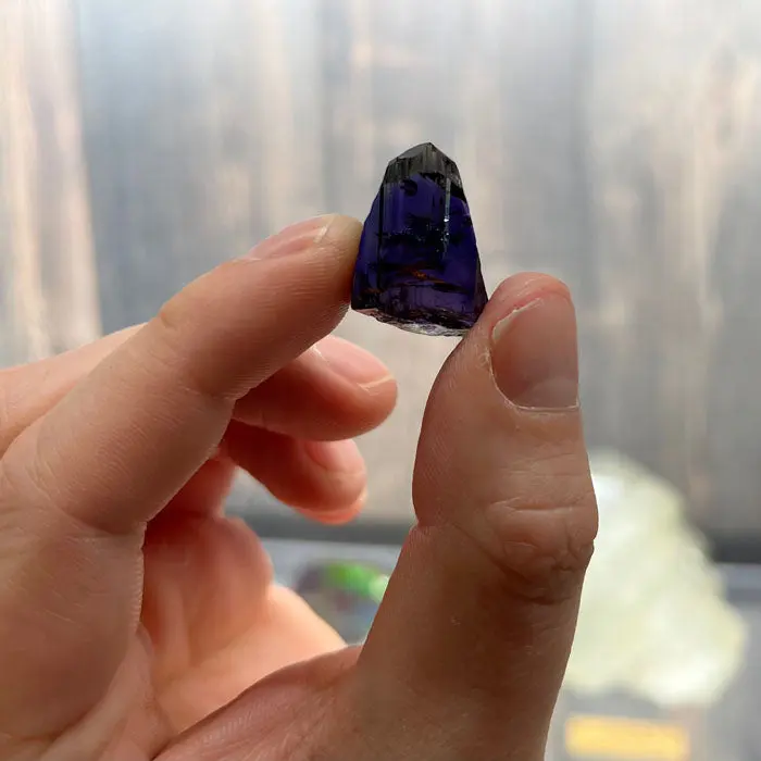 48.95ct Amazing Top Color Natural Unheated Tanzanite Crystal 48.95ct Amazing Top Color Natural Unheated Tanzanite Crystal. Natural tanzanite crystal from Merelani Hills, photo 2 of 5