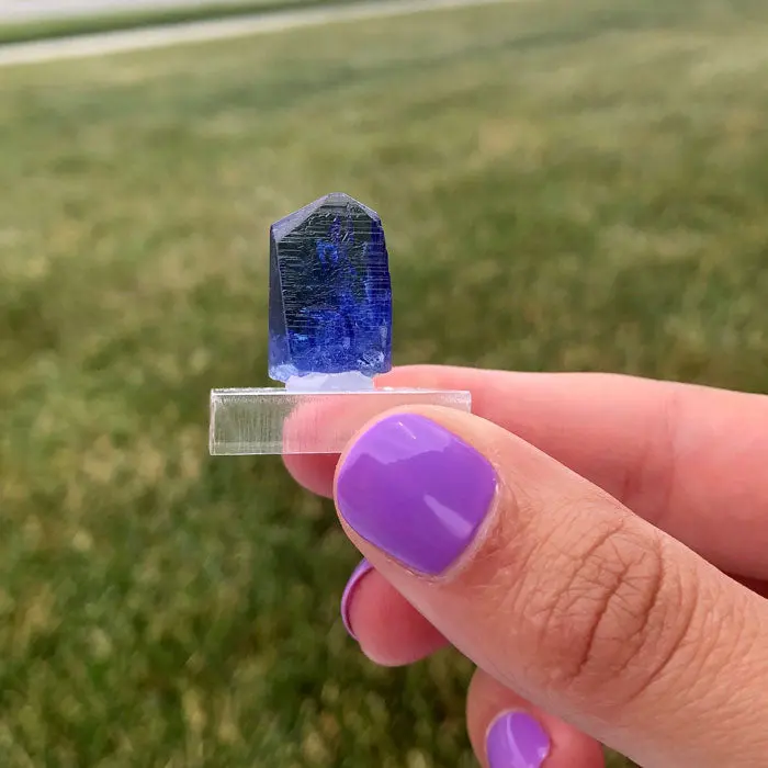 18.88ct Tanzanite Crystal 18.88ct Tanzanite Crystal. Natural tanzanite crystal from Merelani Hills, Tanzania, photo 2 of 6