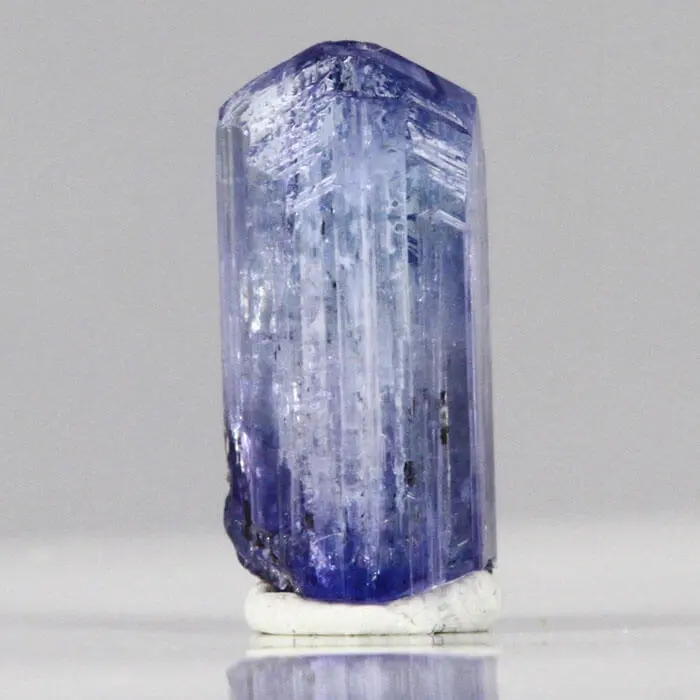 16.03ct Light Blue Violet Tanzanite Crystal 16.03ct Light Blue Violet Tanzanite Crystal. Natural tanzanite crystal from Merelani Hills, Tanzania, photo 3 of 5