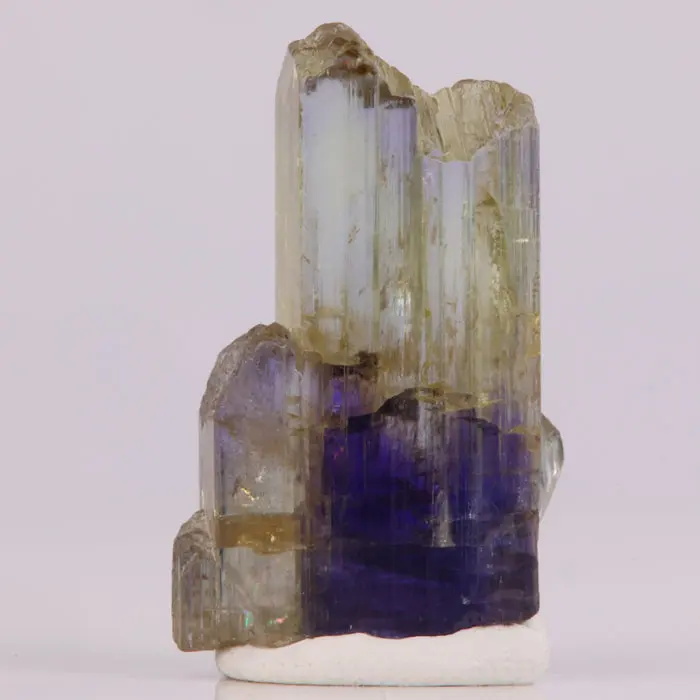 23.1ct BiColor Natural Tanzanite Crystal 23.1ct BiColor Natural Tanzanite Crystal. Natural tanzanite crystal from Merelani Hills, Tanzania, photo 1 of 4