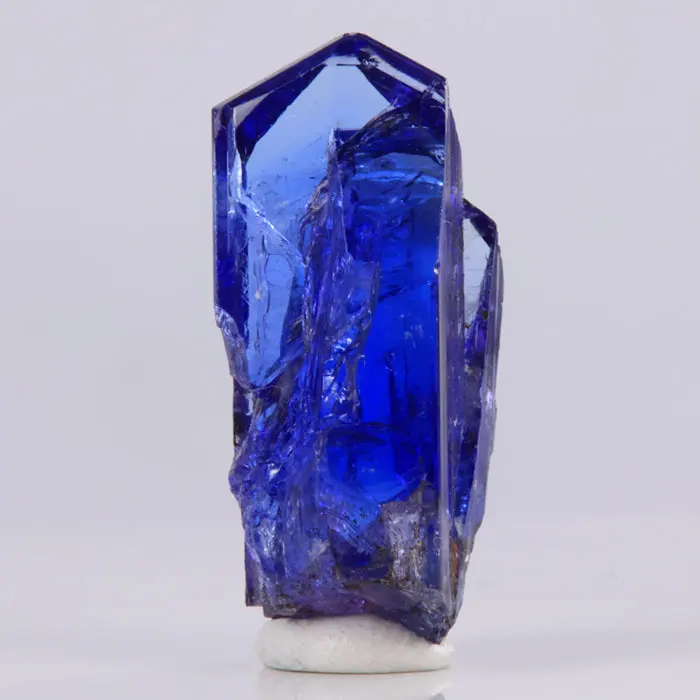 25.47ct Dual Tanzanite Crystal with Gemmy Deep Color 25.47ct Dual Tanzanite Crystal with Gemmy Deep Color. Natural tanzanite crystal from Merelani Hills, photo 4 of 5