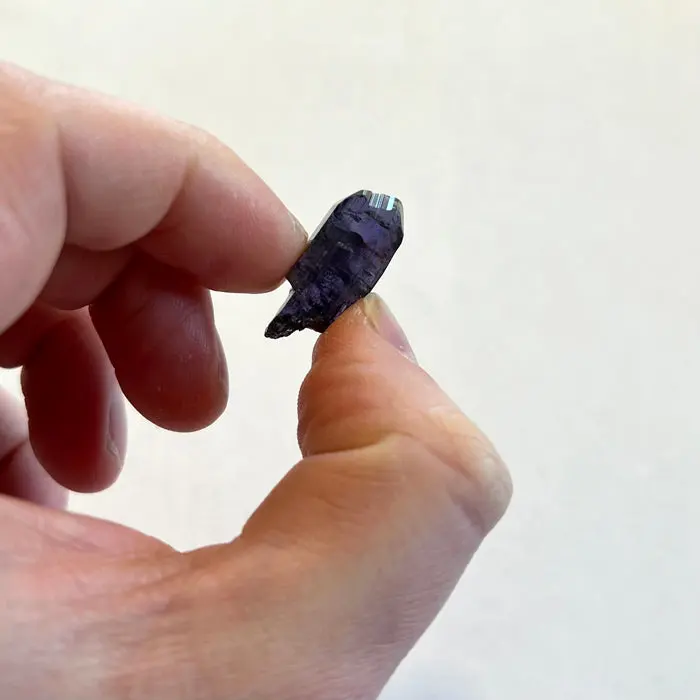 20.7ct Natural Tanzanite Crystal 20.7ct Natural Tanzanite Crystal. Natural tanzanite crystal from Merelani Hills, Tanzania, photo 2 of 4
