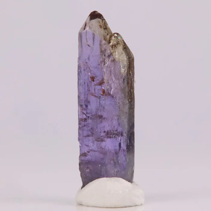 12.5ct Tall Thin Tanzanite Crystal 12.5ct Tall Thin Tanzanite Crystal. Natural tanzanite crystal from Merelani Hills, Tanzania, photo 3 of 5