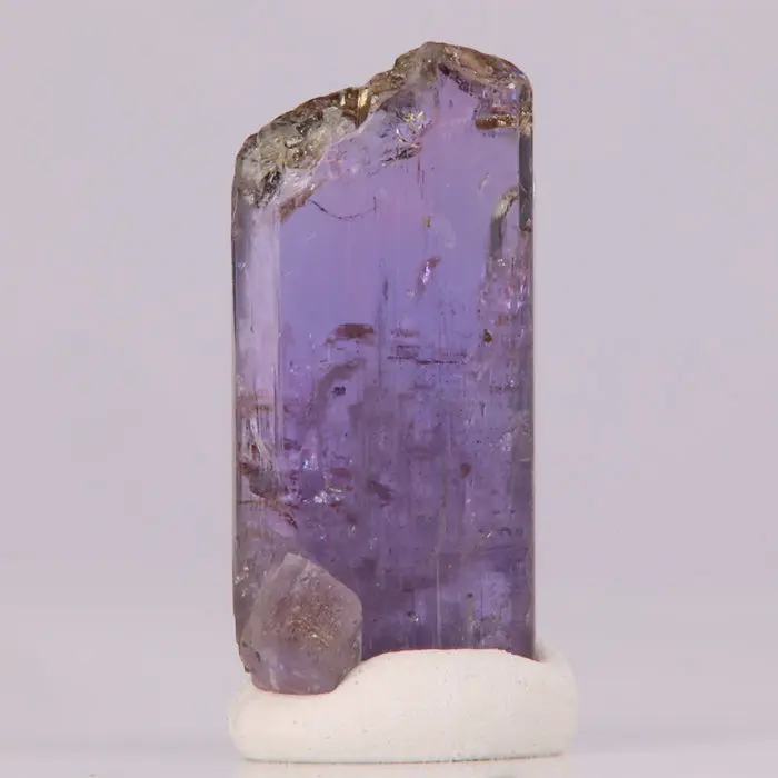12.10ct Gemmy Unheated Tanzanite Crystal 12.10ct Gemmy Unheated Tanzanite Crystal. Natural tanzanite crystal from Merelani Hills, Tanzania, photo 1 of 5