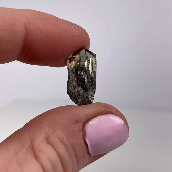 9.6ct Raw Unheated Tanzanite Crystal 9.6ct Raw Unheated Tanzanite Crystal. Natural tanzanite crystal from Merelani Hills, Tanzania, photo 2 of 4