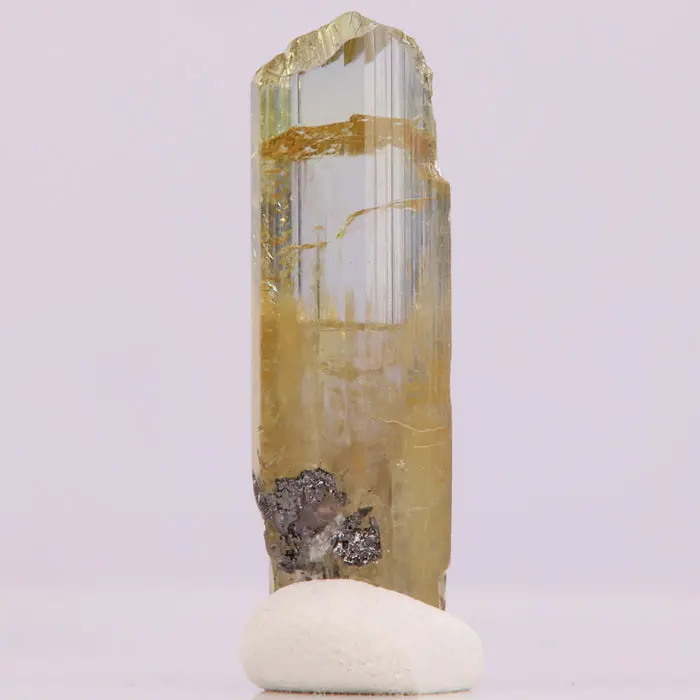 13.81ct Gemmy Natural Yellow Tanzanite Crystal 13.81ct Gemmy Natural Yellow Tanzanite Crystal. Natural tanzanite crystal from Merelani Hills, Tanzania, photo 1 of 5