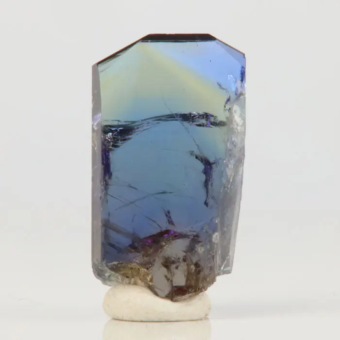 11.13ct Gemmy Natural Tanzanite Mineral Crystal 11.13ct Gemmy Natural Tanzanite Mineral Crystal. Natural tanzanite crystal from Merelani Hills, photo 1 of 5
