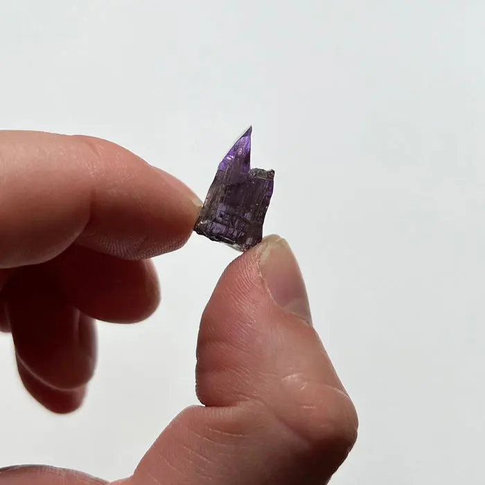 16.5ct Natural Unheated Purple Tanzanite Crystal 16.5ct Natural Unheated Purple Tanzanite Crystal. Natural tanzanite crystal from Merelani Hills, Tanzania, photo 2 of 4