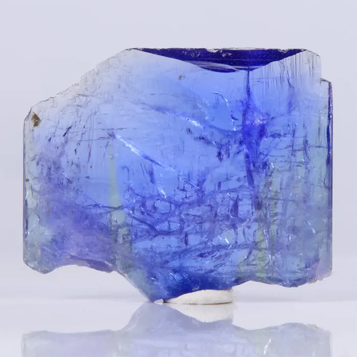 34.37ct Tabular Tanzanite Crystal 34.37ct Tabular Tanzanite Crystal. Natural tanzanite crystal from Merelani Hills, photo 4 of 5