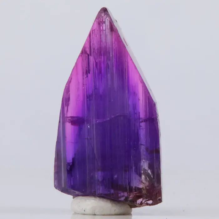 Rare Unheated Pink-Purple Tanzanite Crystal from Merelani Hills Tanzania: 20.36ct Rare Unheated Pink-Purple Tanzanite Crystal from Merelani Hills Tanzania: 20.36ct. Natural tanzanite crystal from Merelani Hills, Tanzania, photo 1 of 5