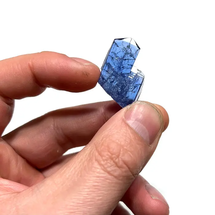 28.64ct Tanzanite Crystal 28.64ct Tanzanite Crystal. Natural tanzanite crystal from Merelani Hills, photo 2 of 5