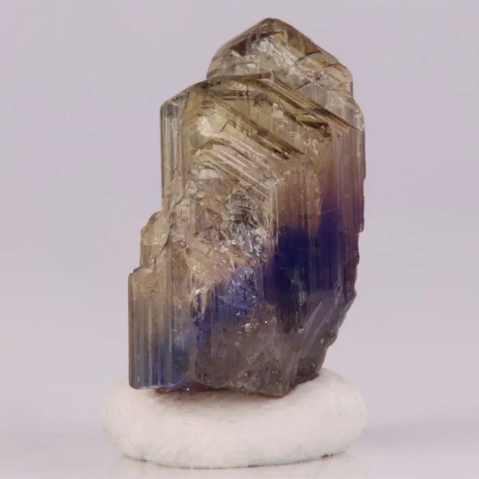 10.7ct Natural BiColor Tanzanite Crystal 10.7ct Natural BiColor Tanzanite Crystal. Natural tanzanite crystal from Merelani Hills, Tanzania, photo 3 of 5