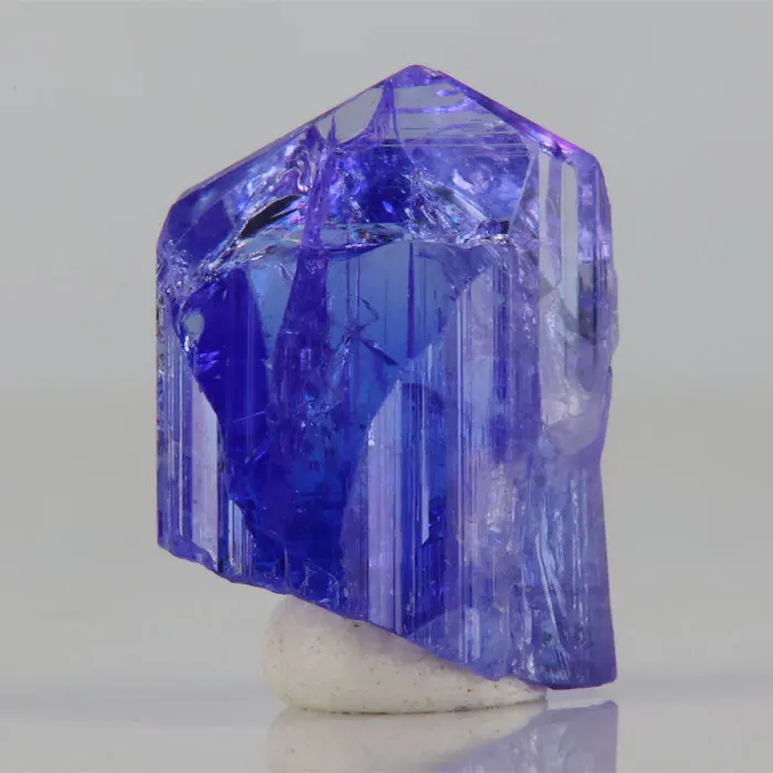 14.9ct Vivid Color Tanzanite Crystal 14.9ct Vivid Color Tanzanite Crystal. Natural tanzanite crystal from Merelani Hills, Tanzania, photo 1 of 3