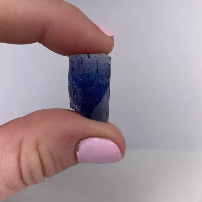 23.3ct Natural Color Tanzanite Crystal 23.3ct Natural Color Tanzanite Crystal. Natural tanzanite crystal from Merelani Hills, Tanzania, photo 2 of 4
