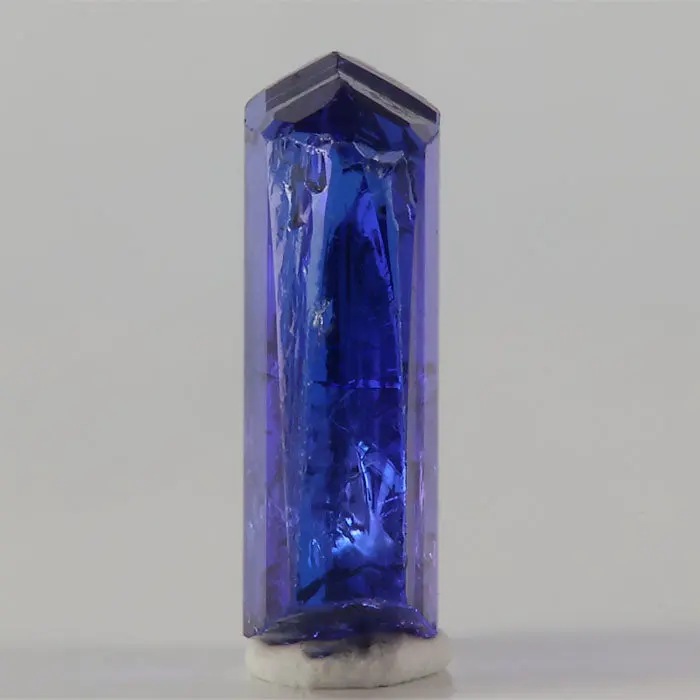 Deeply Saturated Tanzanite Crystal from Mererani Tanzania: 13.43ct Deeply Saturated Tanzanite Crystal from Mererani Tanzania: 13.43ct. Natural tanzanite crystal from Mererani, Tanzania, photo 3 of 5