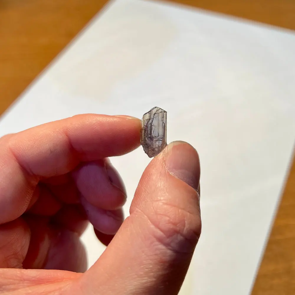 11.86ct Raw Tanzanite Crystal 11.86ct Raw Tanzanite Crystal. Natural tanzanite crystal from Merelani Hills, Tanzania, photo 2 of 4