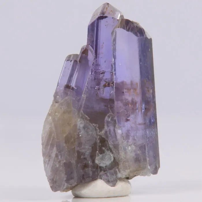6.69ct Natural Color Tanzanite Crystal Cluster 6.69ct Natural Color Tanzanite Crystal Cluster. Natural tanzanite crystal from Merelani Hills, photo 1 of 5