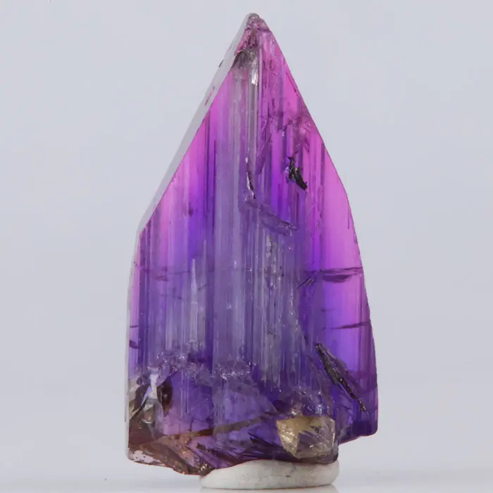 Rare Unheated Pink-Purple Tanzanite Crystal from Merelani Hills Tanzania: 20.36ct Rare Unheated Pink-Purple Tanzanite Crystal from Merelani Hills Tanzania: 20.36ct. Natural tanzanite crystal from Merelani Hills, Tanzania, photo 5 of 5