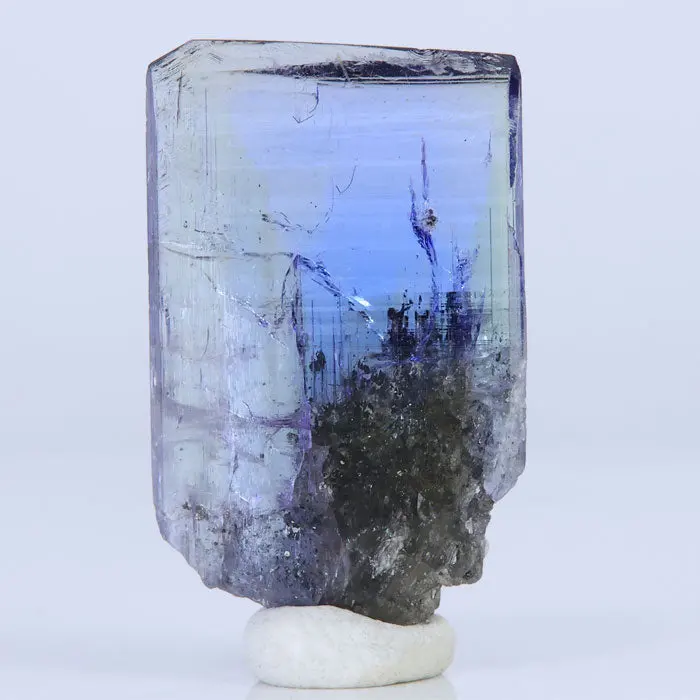 17.2ct Tabular Tanzanite Crystal 17.2ct Tabular Tanzanite Crystal. Natural tanzanite crystal from Merelani Hills, photo 1 of 5