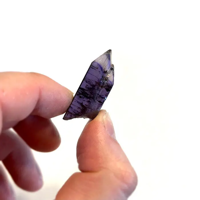 41.56ct Fine Gemmy Tanzanite Crystal with Natural Color 41.56ct Fine Gemmy Tanzanite Crystal with Natural Color. Natural tanzanite crystal from Merelani Hills, photo 2 of 5