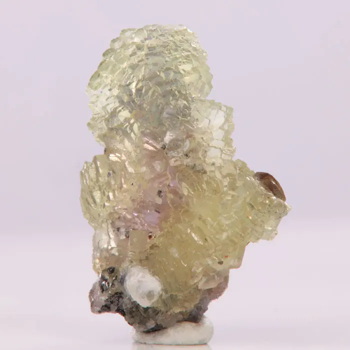 14ct Special Tanzanite & Prehnite Crystal 14ct Special Tanzanite & Prehnite Crystal. Natural tanzanite crystal from Merelani Hills, photo 4 of 5