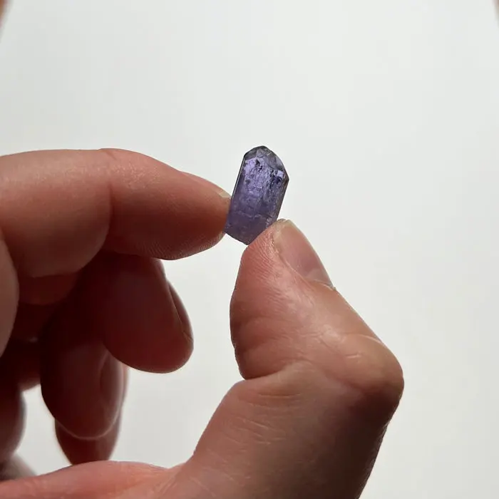 9.19ct Natural Raw Tanzanite Crystal 9.19ct Natural Raw Tanzanite Crystal. Natural tanzanite crystal from Merelani Hills, Tanzania, photo 2 of 4