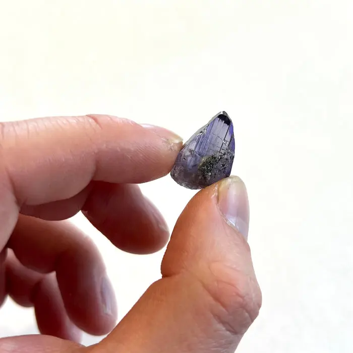 16.73ct Raw Natural Tanzanite Crystal 16.73ct Raw Natural Tanzanite Crystal. Natural tanzanite crystal from Merelani Hills, Tanzania, photo 2 of 5