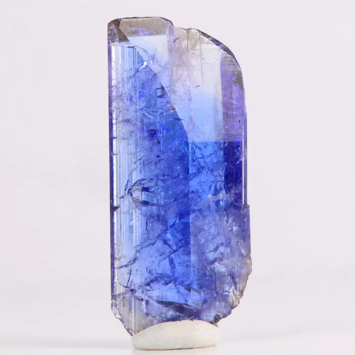 12.14ct Double Terminated Tanzanite Crystal 12.14ct Double Terminated Tanzanite Crystal. Natural tanzanite crystal from Merelani Hills, photo 1 of 5