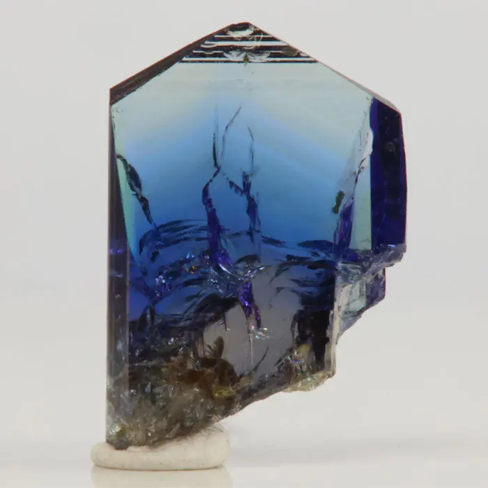 16.39ct Gemmy Unheated Tanzanite Crystal 16.39ct Gemmy Unheated Tanzanite Crystal. Natural tanzanite crystal from Merelani Hills, photo 1 of 5