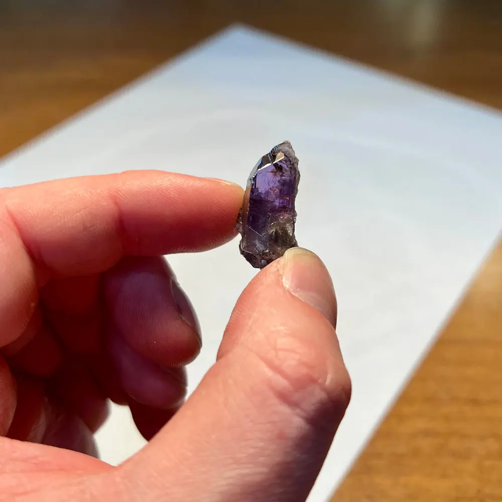 28.41ct Gemmy Raw Tanzanite Crystal 28.41ct Gemmy Raw Tanzanite Crystal. Natural tanzanite crystal from Merelani Hills, Tanzania, photo 2 of 4