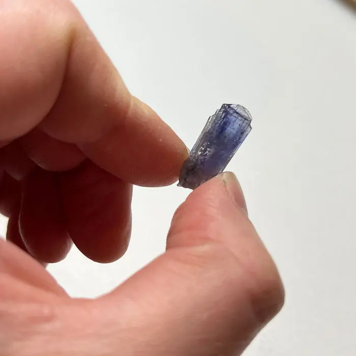 13.1ct Natural Unheated Tanzanite Crystal 13.1ct Natural Unheated Tanzanite Crystal. Natural tanzanite crystal from Merelani Hills, Tanzania, photo 2 of 3
