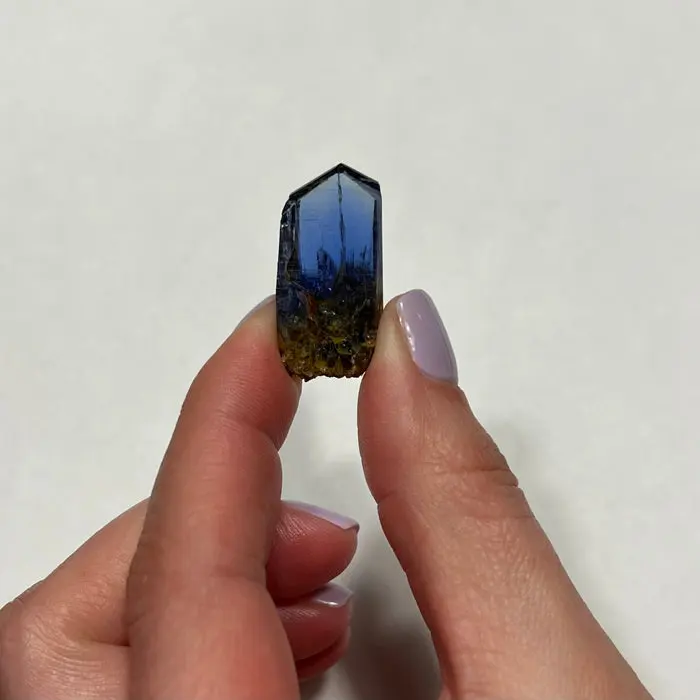 49.44ct Gemmy Tanzanite Crystal 49.44ct Gemmy Tanzanite Crystal. Natural tanzanite crystal from Merelani Hills, photo 2 of 5