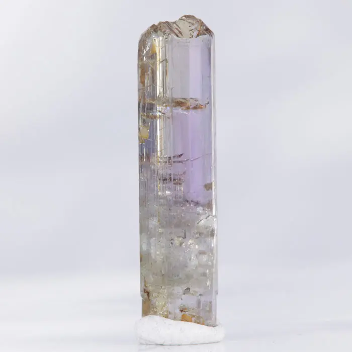 13.82ct Tall Gemmy Unheated Tanzanite Crystal 13.82ct Tall Gemmy Unheated Tanzanite Crystal. Natural tanzanite crystal from Merelani Hills, photo 3 of 5