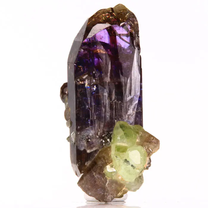 75.55ct Natrual Color Tanzanite Crystal Cluster with Dipside 75.55ct Natrual Color Tanzanite Crystal Cluster with Dipside. Natural tanzanite crystal from Merelani Hills, Tanzania, photo 1 of 7