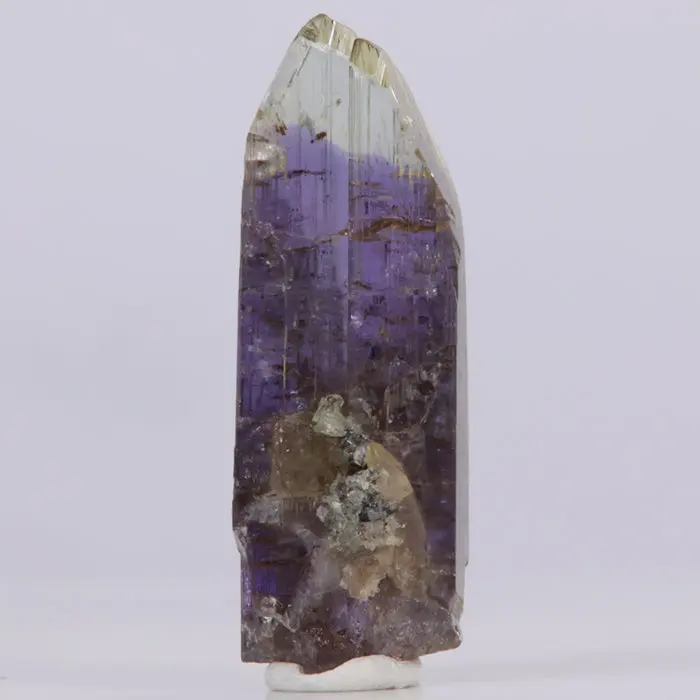 23.59ct Special Rare Tanzanite & Prehnite Crystal 23.59ct Special Rare Tanzanite & Prehnite Crystal. Natural tanzanite crystal from Merelani Hills, photo 6 of 7