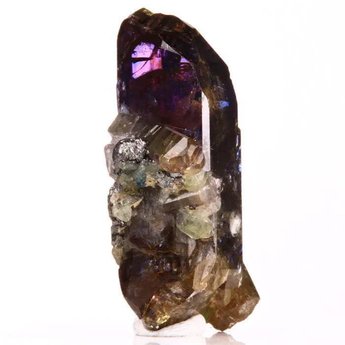 75.55ct Natrual Color Tanzanite Crystal Cluster with Dipside 75.55ct Natrual Color Tanzanite Crystal Cluster with Dipside. Natural tanzanite crystal from Merelani Hills, Tanzania, photo 6 of 7