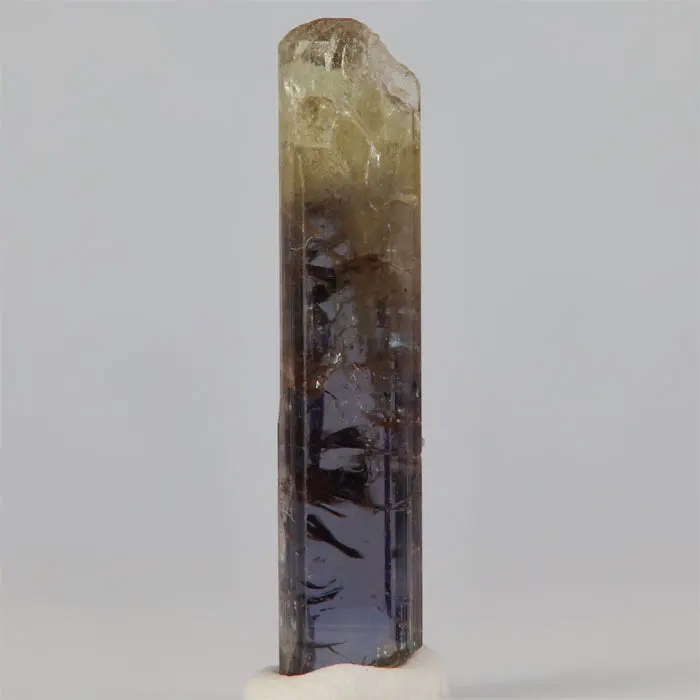 16.29ct BiColor Unheated Tanzanite Crystal 16.29ct BiColor Unheated Tanzanite Crystal. Natural tanzanite crystal from Merelani Hills, Tanzania, photo 4 of 4