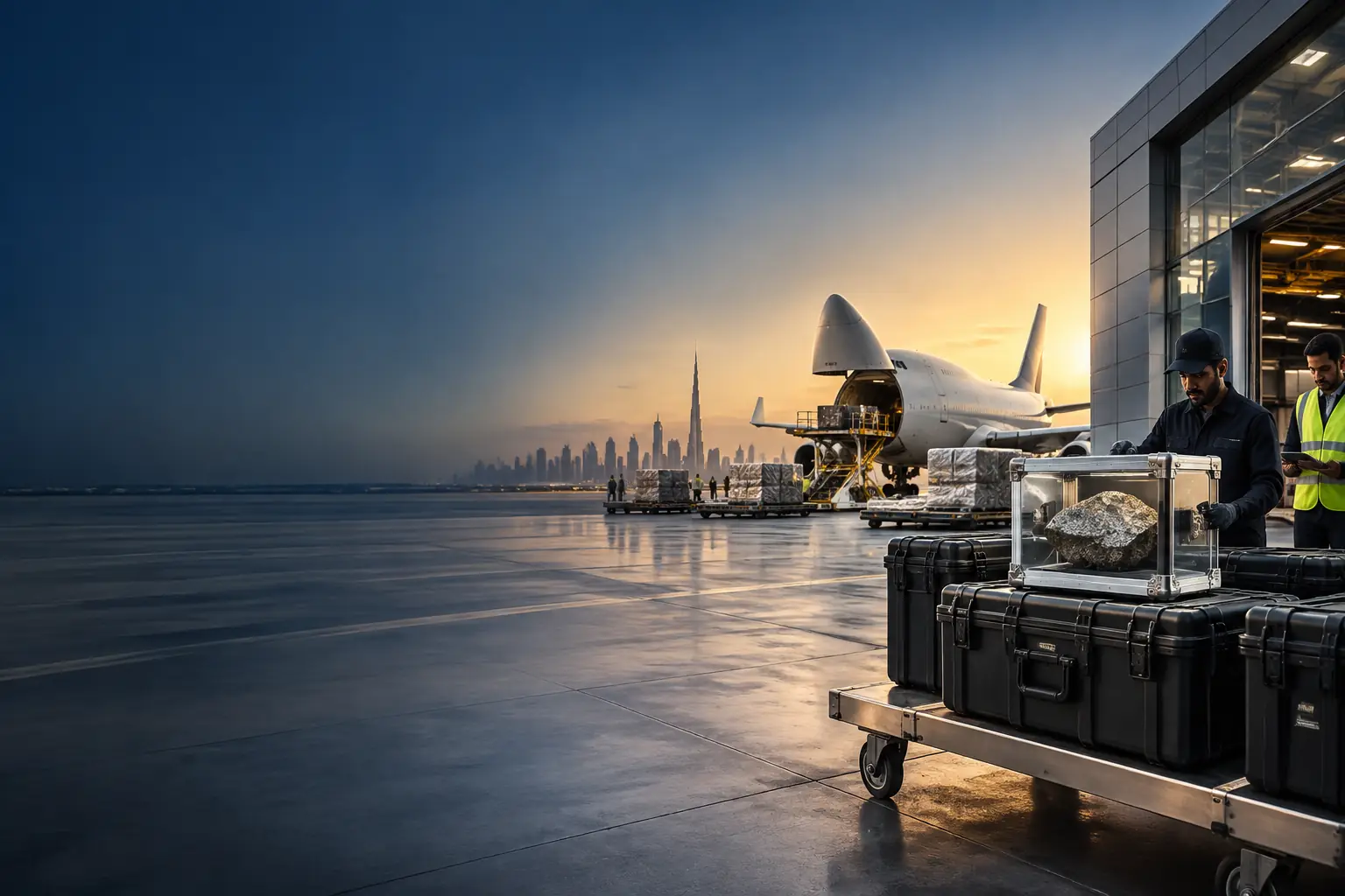 Secure institutional mineral cargo for United Arab Emirates